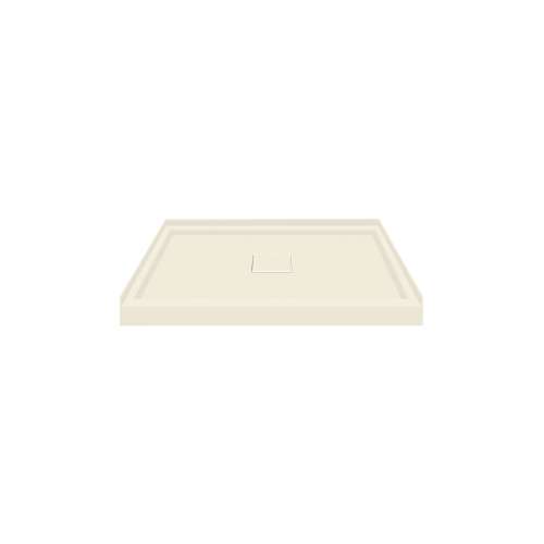 American Standard  36-in x 36-in Ultra Low Threshold Center Drain Shower Base, Cameo