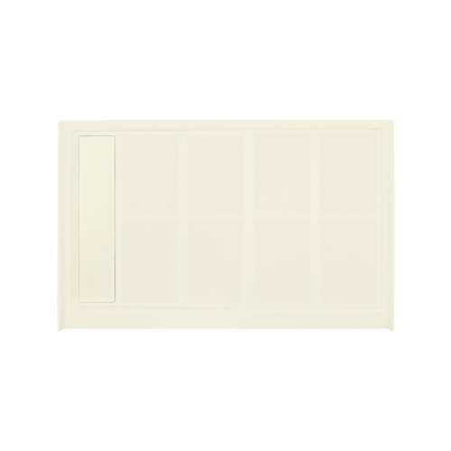 SMFL4836L-32 48-in x 36-in Linear Single Threshold Shower Base With Concealed Left Hand Drain, Cameo