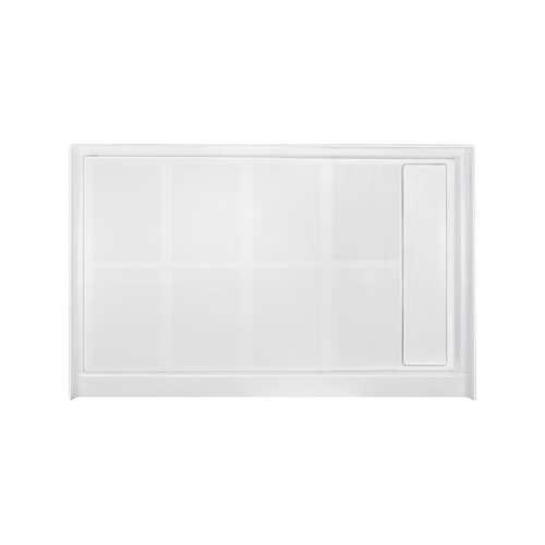 SMFL4836R-31 48-in x 36-in Linear Single Threshold Shower Base With Concealed Right Hand Drain, White