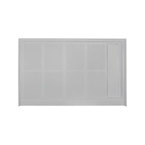 SMFL4836R-39 48-in x 36-in Linear Single Threshold Shower Base With Concealed Right Hand Drain, Grey