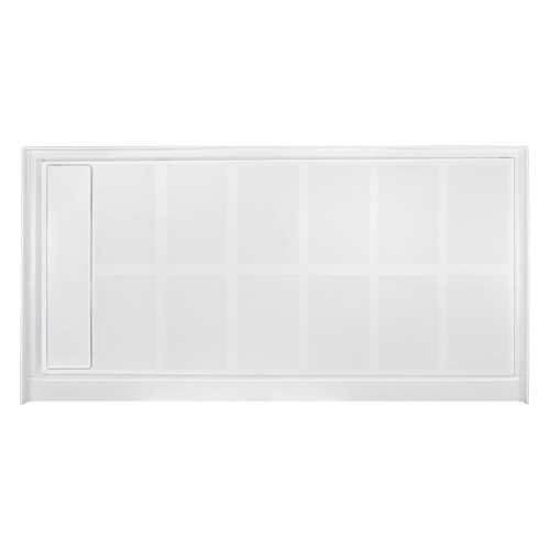 SMFL6030L-31 60-in x 30-in Linear Single Threshold Shower Base With Concealed Left Hand Drain, White