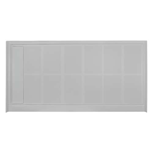 SMFL6034L-39 60-in x 34-in Linear Single Threshold Shower Base With Concealed Left Hand Drain, Grey