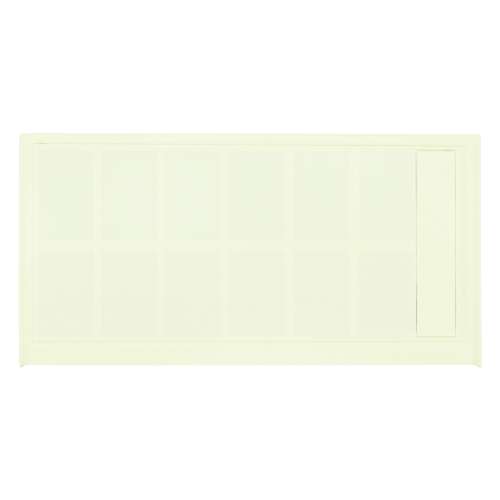 SMFL6034R-32 60-in x 34-in Linear Single Threshold Shower Base With Concealed Right Hand Drain, Cameo