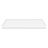 SMFSL6032L-01 60-in x 32-in Cast Solid Surface Low Profile Shower Base With Linear Concealed Left Hand Drain, White