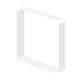 36in x 36in x 7-1/4in Window Trim Kit, in White