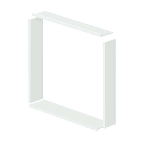 36in x 36in x 7-1/4in Window Trim Kit, in Grey
