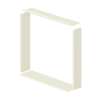 36in x 36in x 7-1/4in Window Trim Kit, in Cameo
