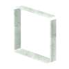36in x 36in x 7-1/4in Window Trim Kit, in White Reef