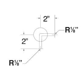 96in Outside Corner Molding, White