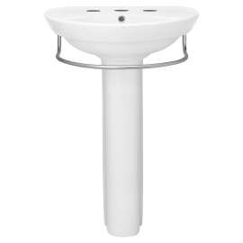 Ravenna® 8-Inch Widespread Pedestal Sink Top And Leg Combination, 0268800.020