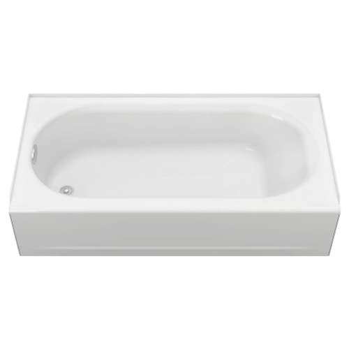 Princeton® Americast® 60 X 30-Inch Integral Apron Bathtub Above Floor Rough Left-Hand Outlet With Integral Drain, 2392202Ich.020