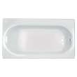 Princeton® Americast® 60 X 34-Inch Integral Apron Bathtub Right-Hand Outlet With Luxury Ledge, 2395202.020