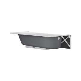 Princeton® Americast® 60 X 32-Inch Integral Apron Bathtub With Left-Hand Outlet, 2398202.020