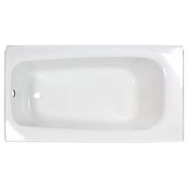 Cambridge® Americast® 60 X 32-Inch Integral Apron Bathtub With Left-Hand Outlet, 2460002.020