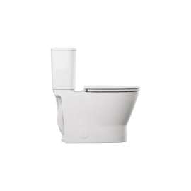 Cadet® Aspirations Skirted Two-Piece 1.28 Gpf/4.8 Lpf Chair-Height Right-Hand Trip Lever Elongated Toilet With Seat, 252Aa898.020