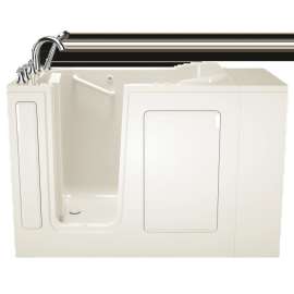 Gelcoat 28X48-Inch Walk-In Bathtub With Combination Air Spa And Whirlpool System  Left Hand Door And Drain, 2848.309.Cll