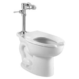 Madera Chair Height Everclean® Toilet System With Manual Piston Flush Valve, 1.6 Gpf/6.0 Lpf, 2854016.020