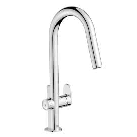 Beale Measurefill 2-Handle Pull-Down Dual Spray Kitchen Faucet 1.5 Gpm/5.7 L/Min With Measurefill Dial, 4931360.002