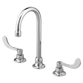 Monterrey® 8-Inch Widespread Gooseneck Faucet With Wrist Blade Handles 0.5 Gpm/1.9 Lpm, 6540175.002