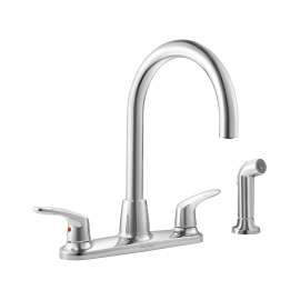 Colony® Pro 2-Handle Kitchen Faucet 1.5 Gpm/5.7 L/Min With Side Spray, 7074551.002
