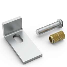 Undercounter Mounting Kit For 1/2In Tops, 7302054-100.0070A