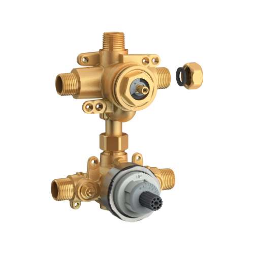 Pressure Balance Valve Rough-In With Integrated Diverter, Ru520