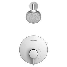 Serin® 1.75 Gpm/6.6 L/Min Tub And Shower Trim Kit With Water-Saving 3-Function Shower Head, Double Ceramic Pressure Balance Cartridge With Lever Handle, Tu064507.002