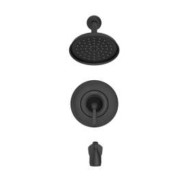 Glenmere 1.8 Gpm/6.8 L/Min Tub And Shower Trim Kit With Water-Saving Showerhead, Double Ceramic Pressure Balance Cartridge With Lever Handle, Tu617508.243