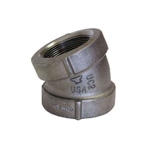 0300030400 22 ELBOW 2 BLACK CAST IRON 125# THREADED FIGURE 356A