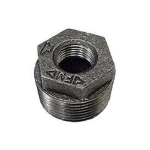 0318909363 BUSHING 6X3 BLACK CAST IRON HEX 125# FIGURE 09 - THREADED