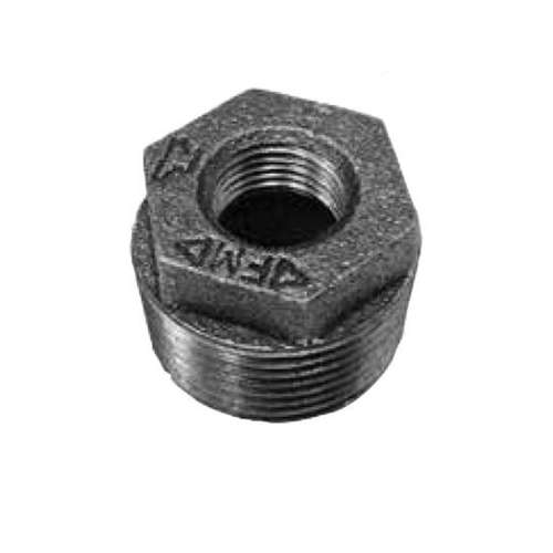 0318906849 BUSHING 1X1/4 BLACK MALLEABLE IRON HEX MXF FIGURE 09 - 150# THREADED