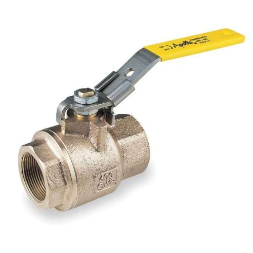 77C20727 Bronze Ball Valve, Inline, Solder, 1-1/2-in