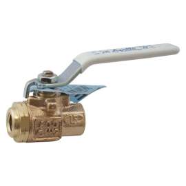 LF Bronze Ball Valve, Inline, 1/2-in