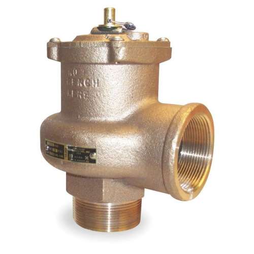 1420608 Cast Bronze Safety Relief Valve, MNPT Inlet Type, FNPT Outlet Type
