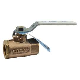 77CLF10301 LL Bronze Ball Valve, Inline, FNPT, 1/2-in