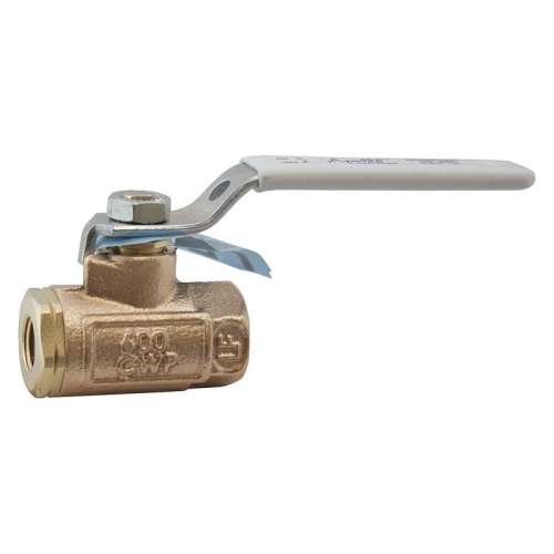 LF Bronze Ball Valve, Inline, FNPT, 1/4-in