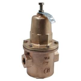 Water Pressure Reducing Valve, Super Capacity Valve Type, Bronze, 3/4-in Pipe Size