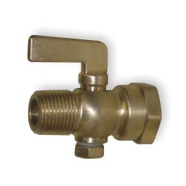 3/8-in Brass Air Cock, Spring Bottom Type, MNPT x FNPT Hexagon Shoulder Connection Type