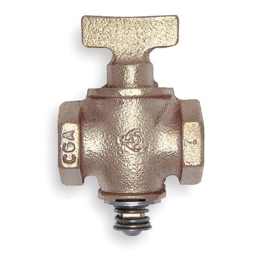 1/2 psig Gas Cock, FNPT x FNPT Connection Type, 1/4-in x 1/4-in Pipe Size