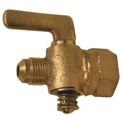 1/2 psig Gas Cock, FNPT x SAE Connection Type, 3/8-in x 3/8-in Pipe Size