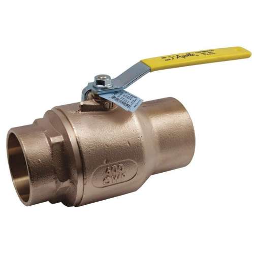 LF Bronze Ball Valve, Solder, 3/4-in