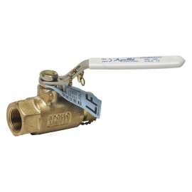 LF Bronze Ball Valve, Inline, FNPT, 3/4-in