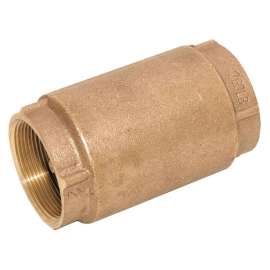 Ball Cone Spring Check Valve, Bronze, FNPT Connection Type, 1-1/4-in