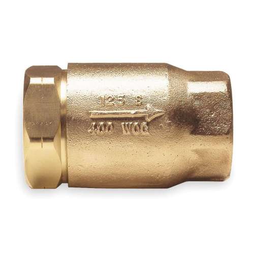 Ball Cone Spring Check Valve, Stainless Steel, FNPT Connection Type, 1-1/4-in