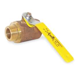 Bronze Ball Valve, FNPT x MNPT, 1/4-in