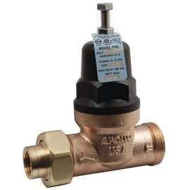 Water Pressure Reducing Valve, Standard Valve Type, Lead Free Bronze, 1-in Pipe Size