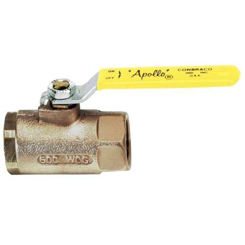 7510441 Bronze Ball Valve, Inline, FNPT, 3/4-in