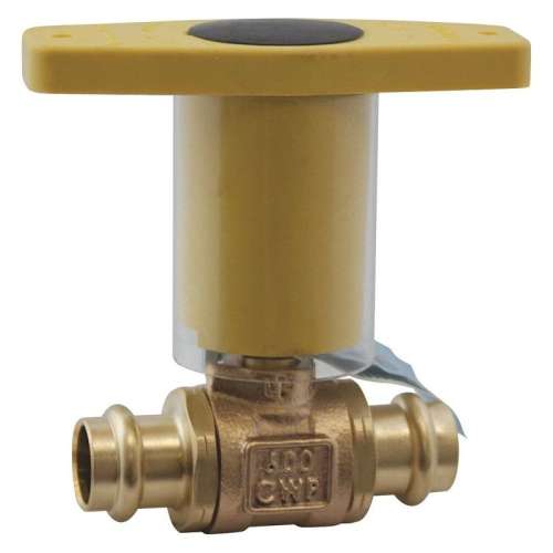 LL Bronze Ball Valve, Press, 3/4-in