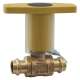 LL Bronze Ball Valve, Press, 3/4-in