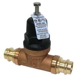Water Pressure Reducing Valve, High Capacity Valve Type, Lead Free Bronze, 3/4-in Pipe Size